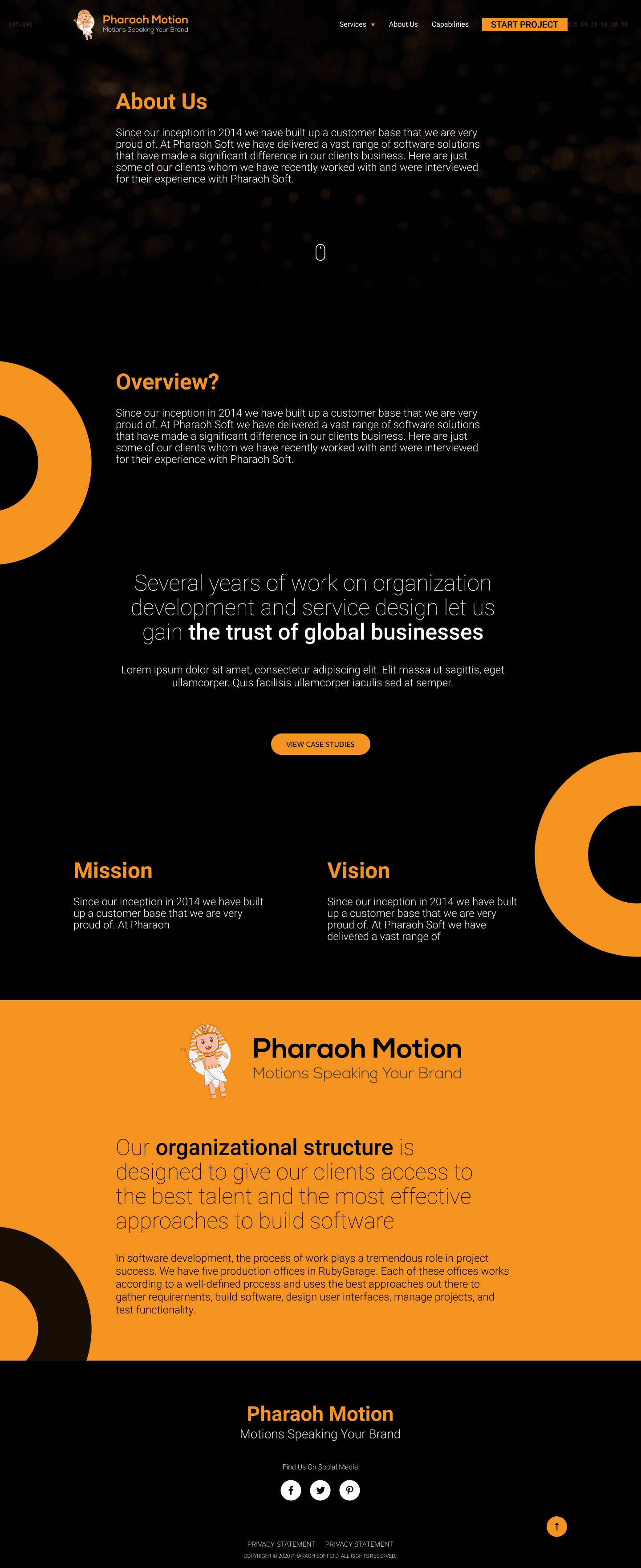 About us — company and team