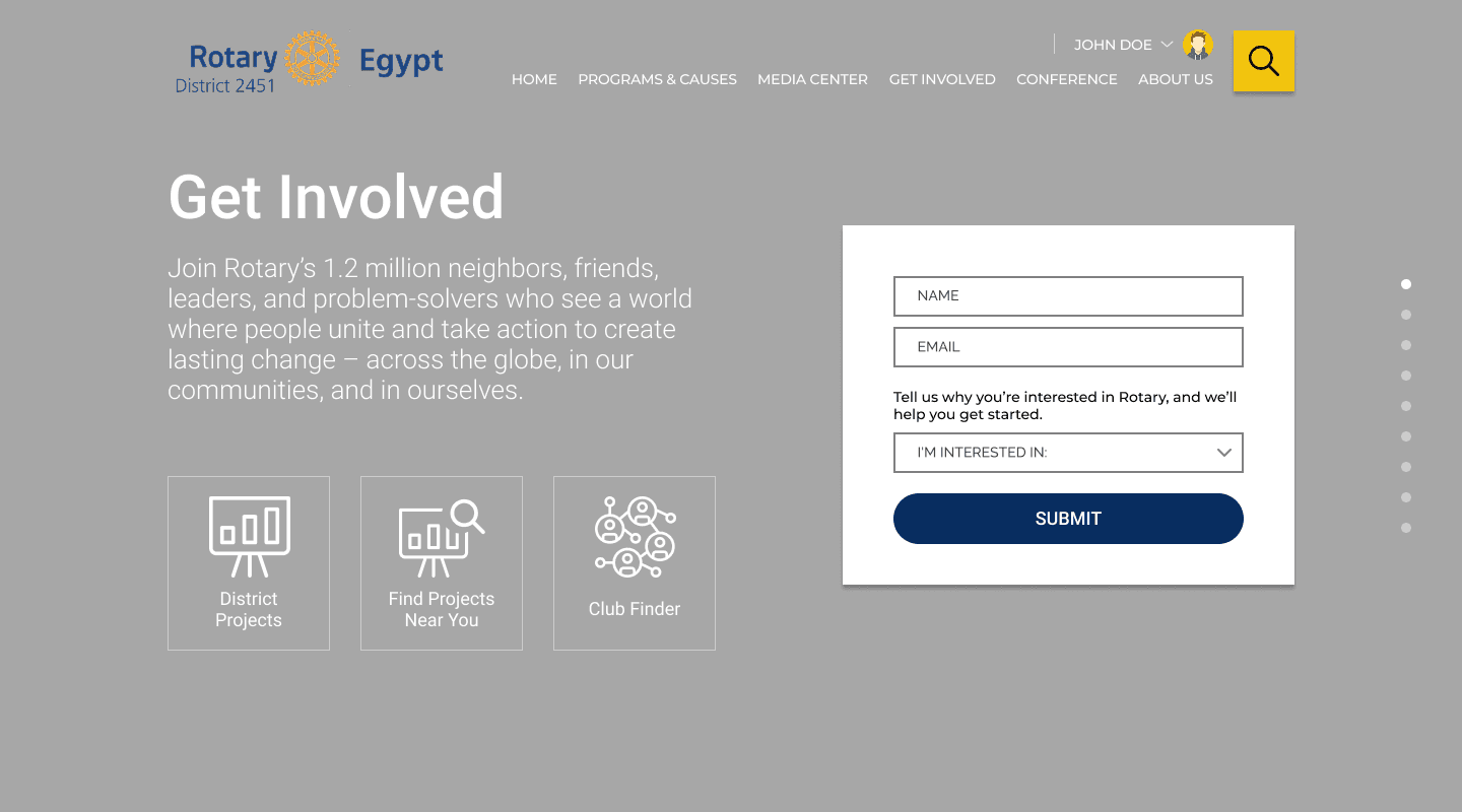 Get involved — donate and join paths
