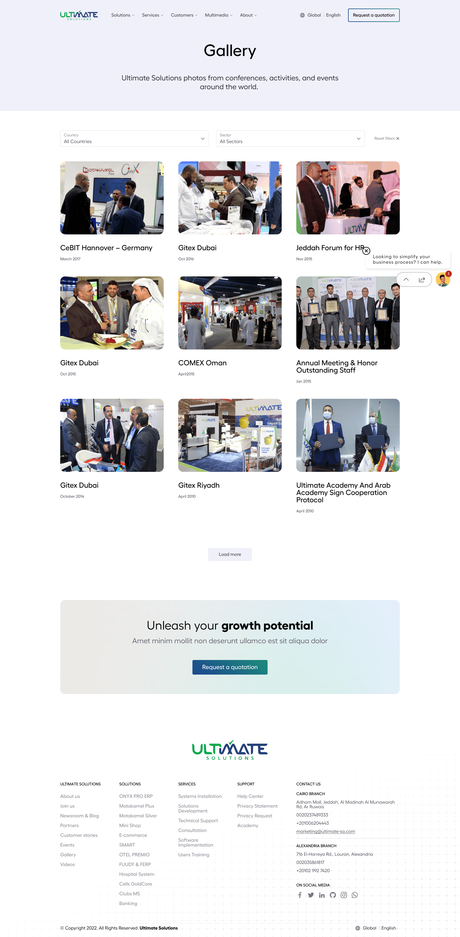Gallery — company photos and media