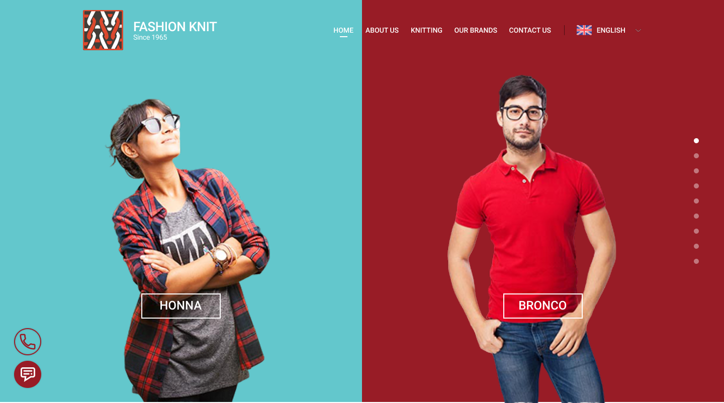 Our brands — Honna and Bronco, side by side
